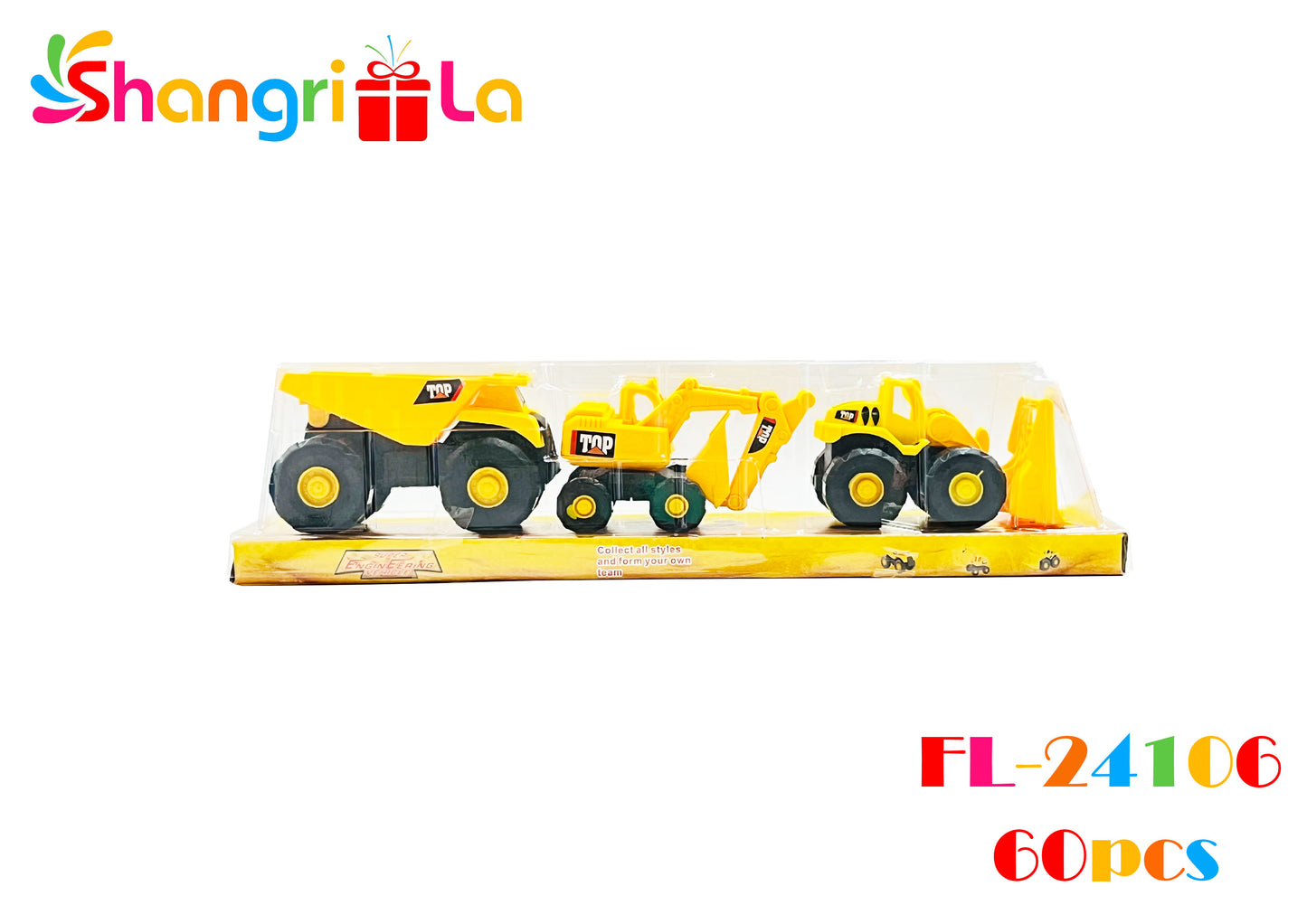 PACK 3 CAMIONES DE CONSTRUCCION