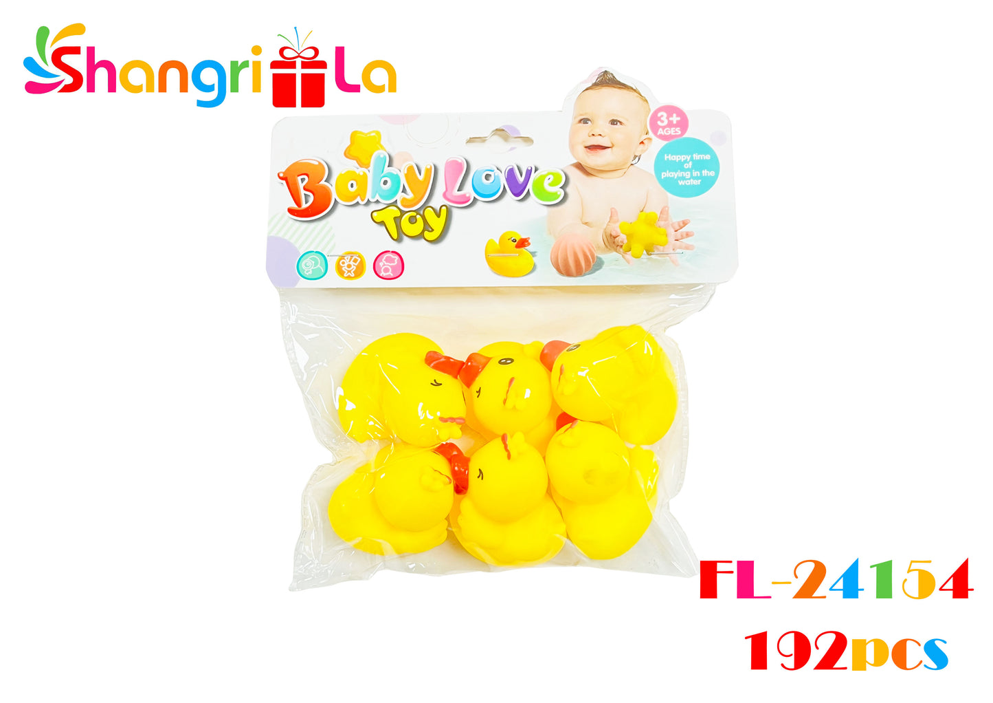 SET 6 PATOS HULE PARA BAÑO