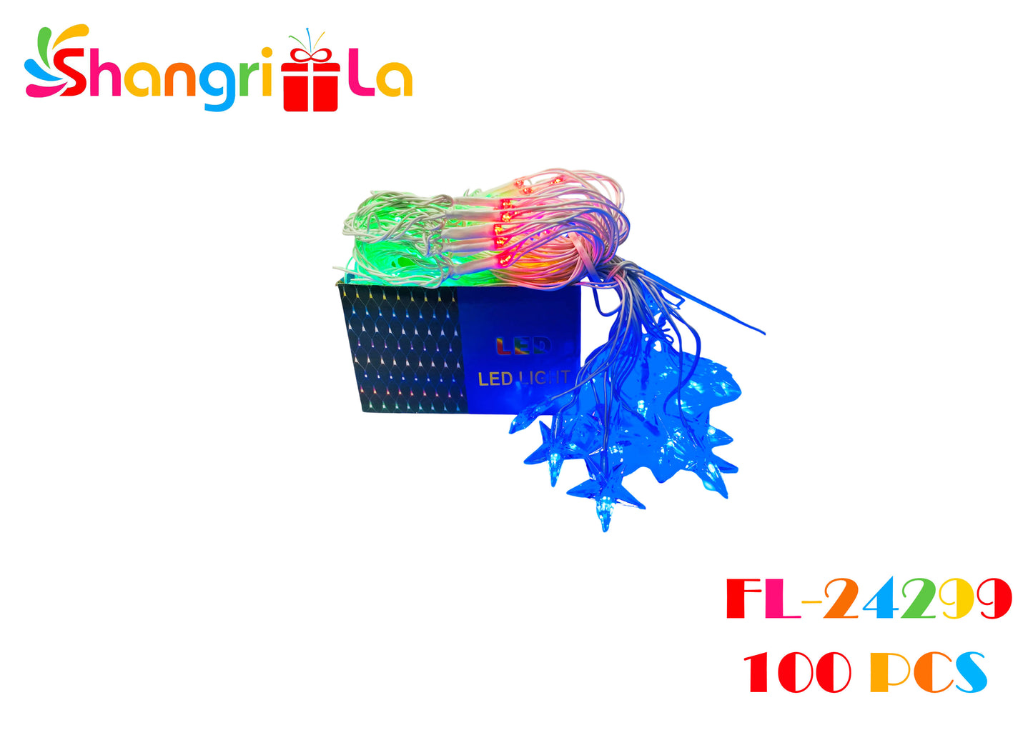 MALLA DE LUCES LED MULTICOLOR 3M