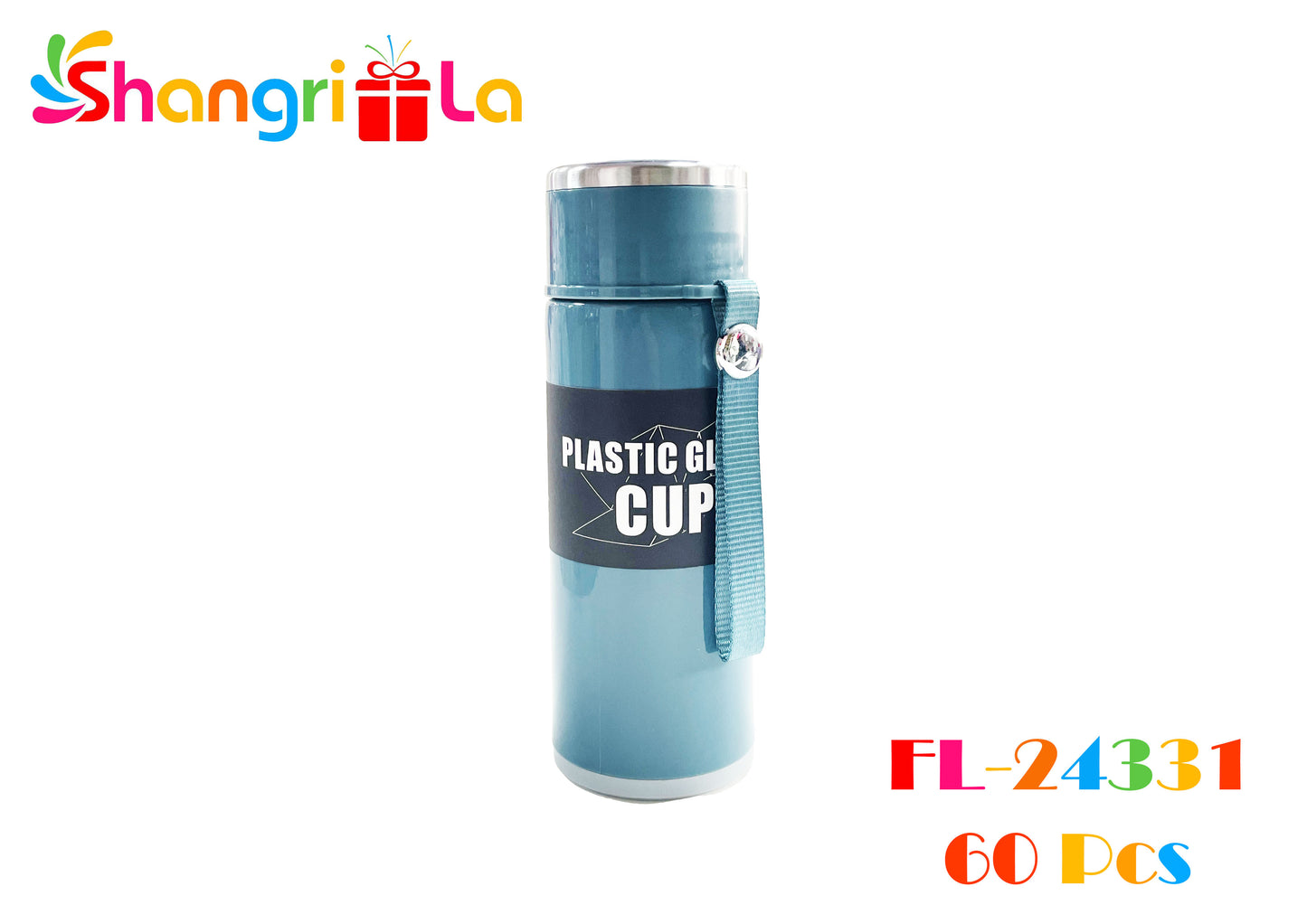 TERMO DE VIDRIO CON CUBIERTA DE PLASTICO