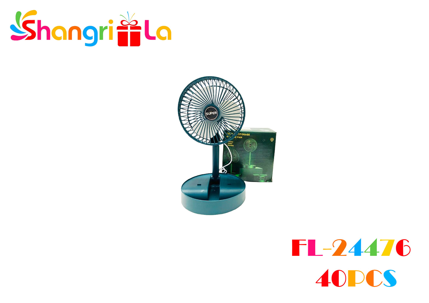 Mini ventilador plegable 30*16cm
