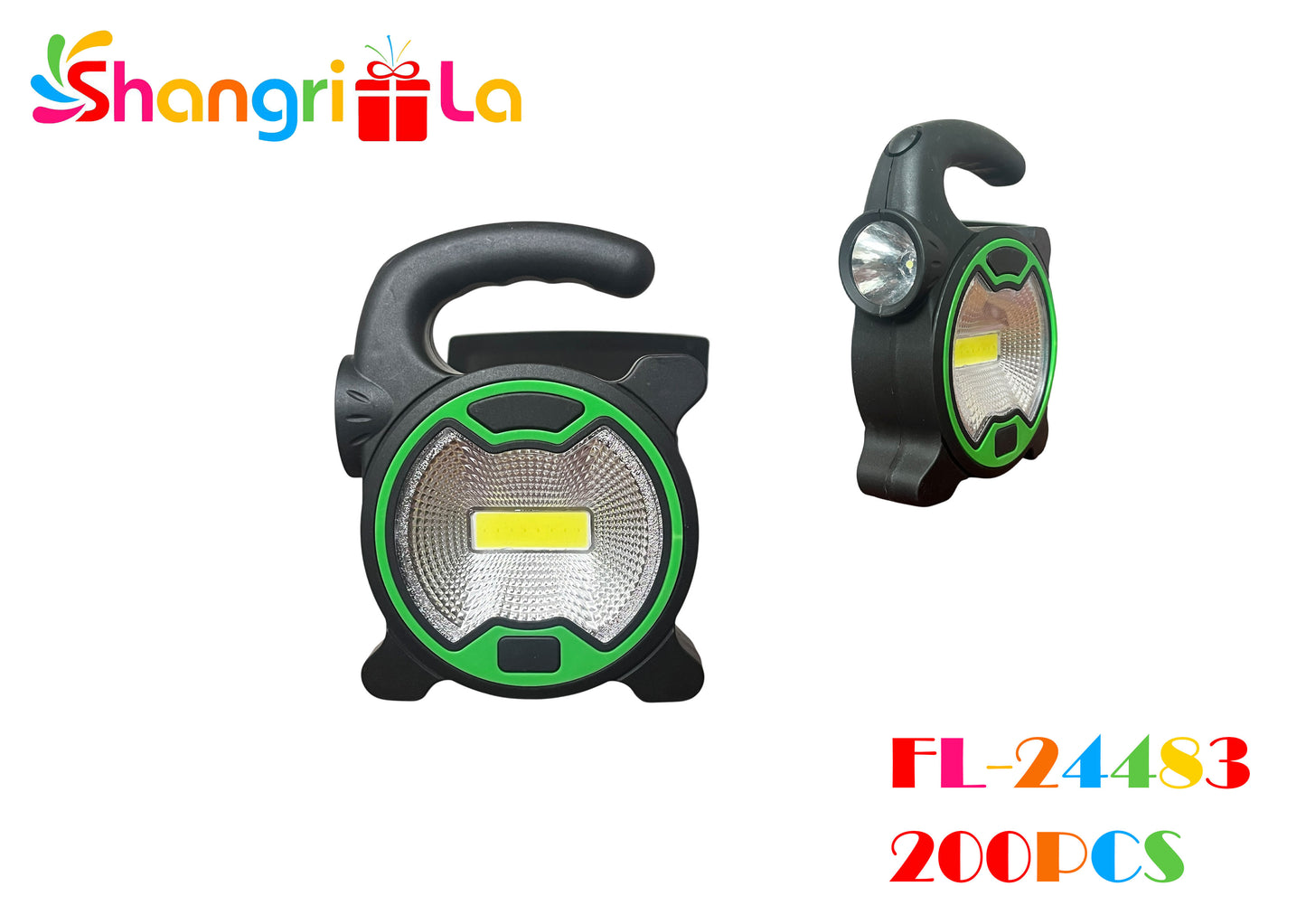 Linterna con foco recargable