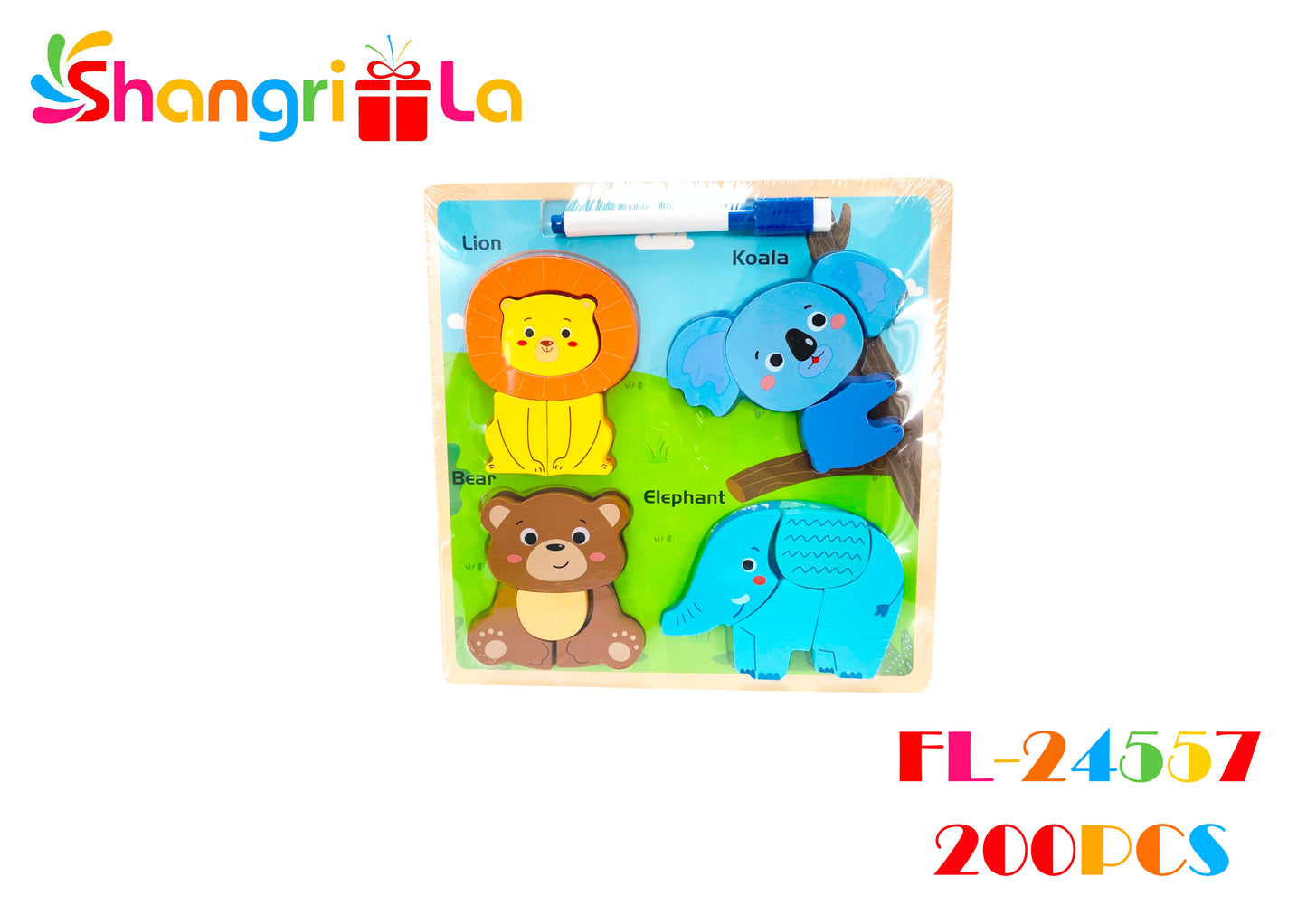 Puzzle con pizarra y plumón 22*22cm
