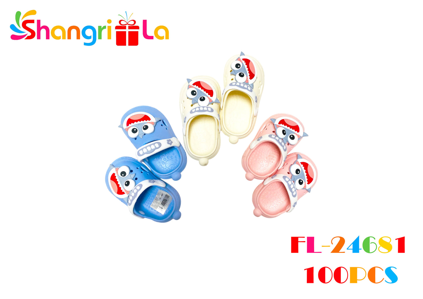 Docena de chalitas de tiburon para bebes 18-23