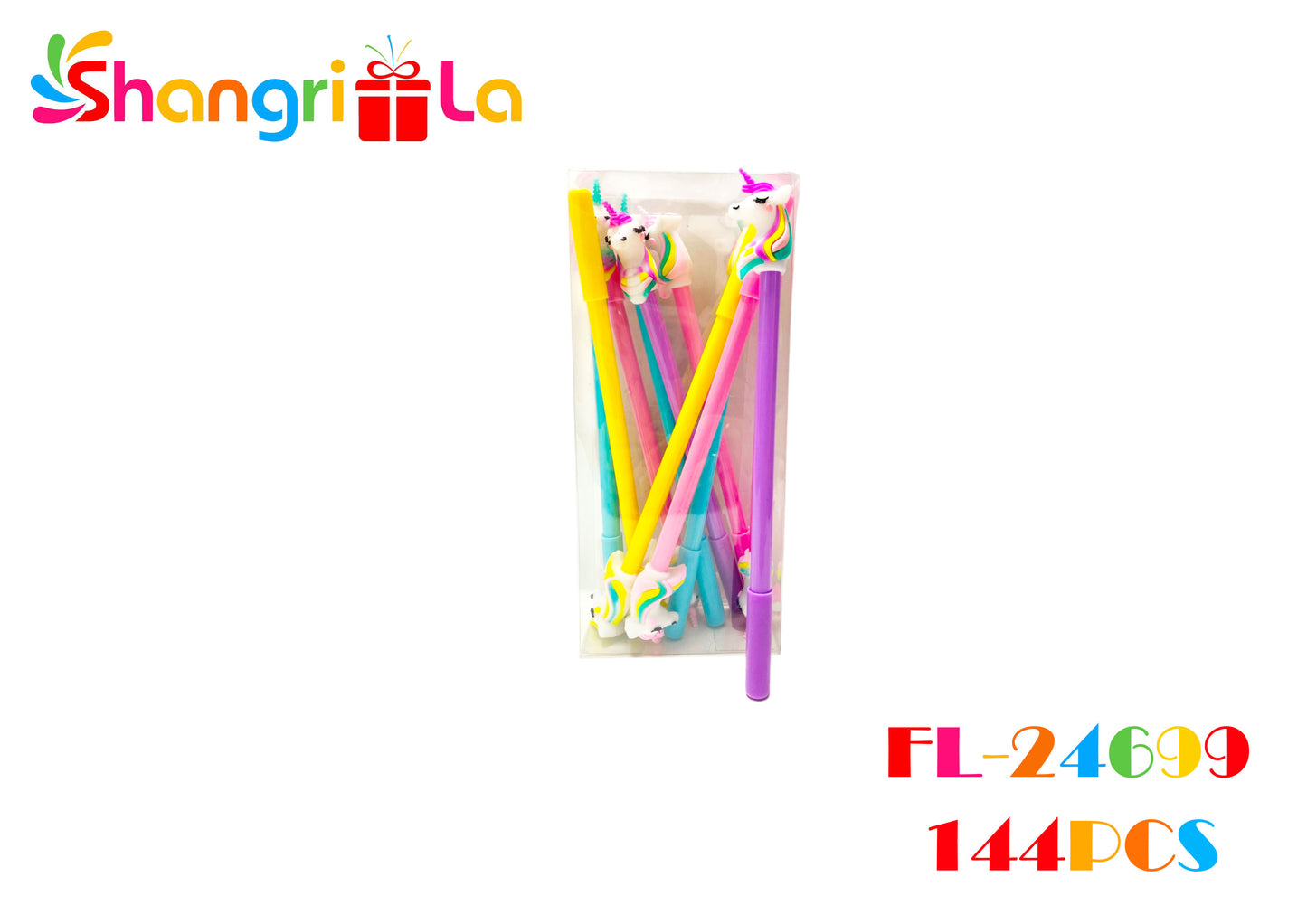 LAPICES A PASTA CON DISEÑO DE UNICORNIO