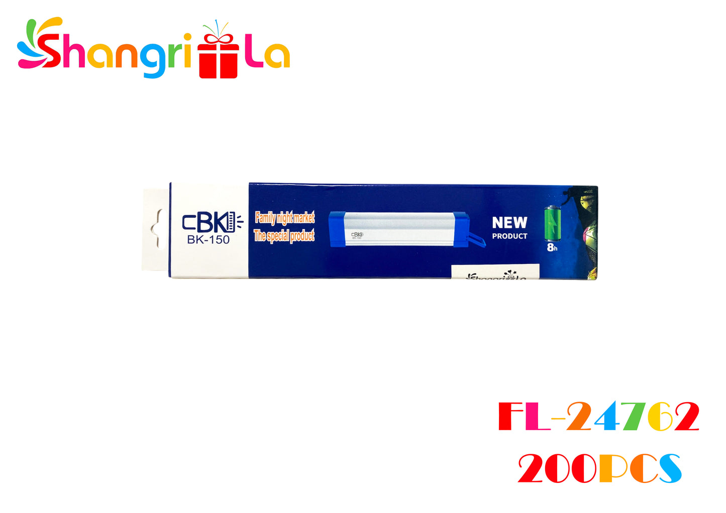 Lampara de emergencia led recargable 20w 17*3.5cm