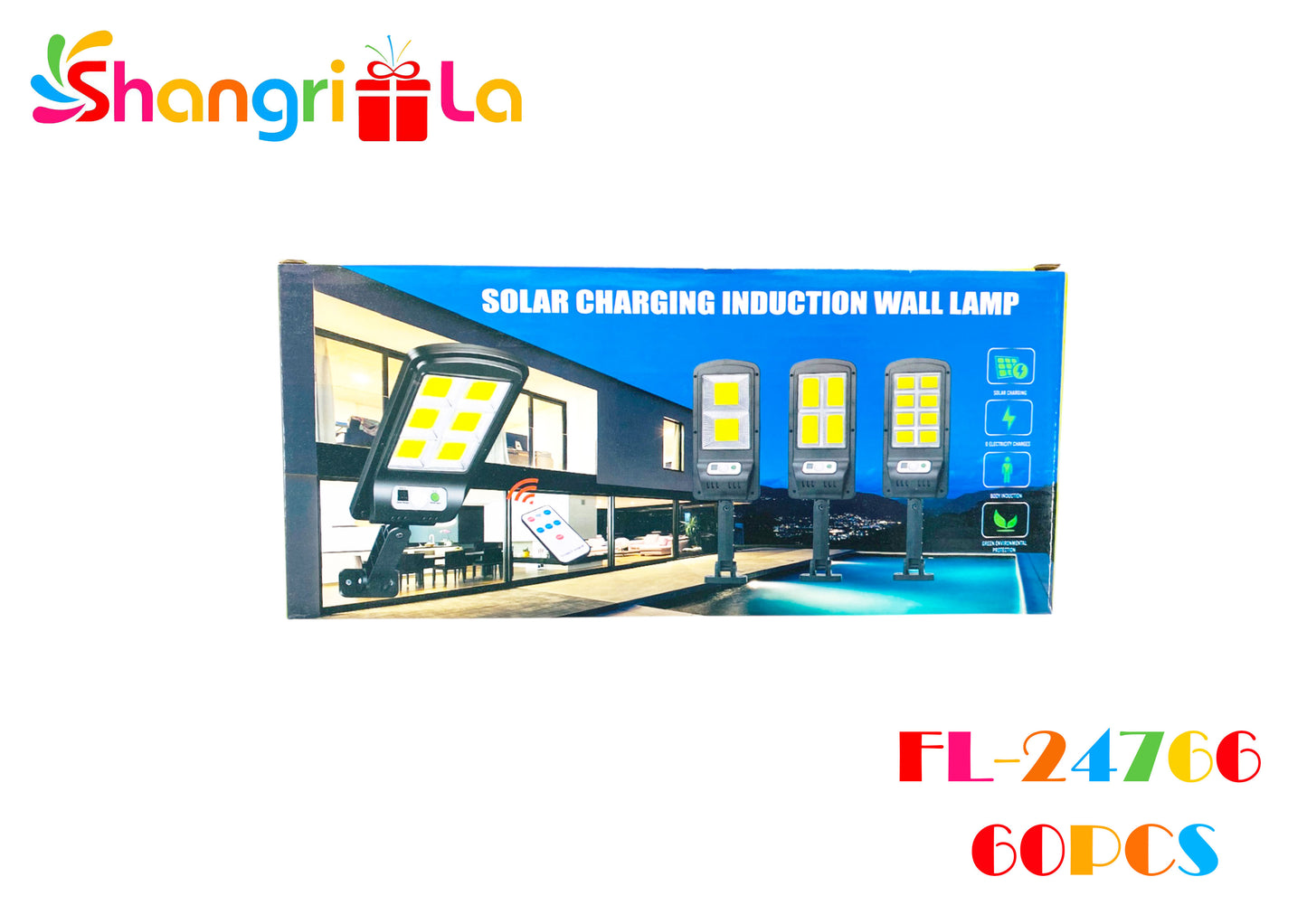Lampara solar con control 26*10.5cm