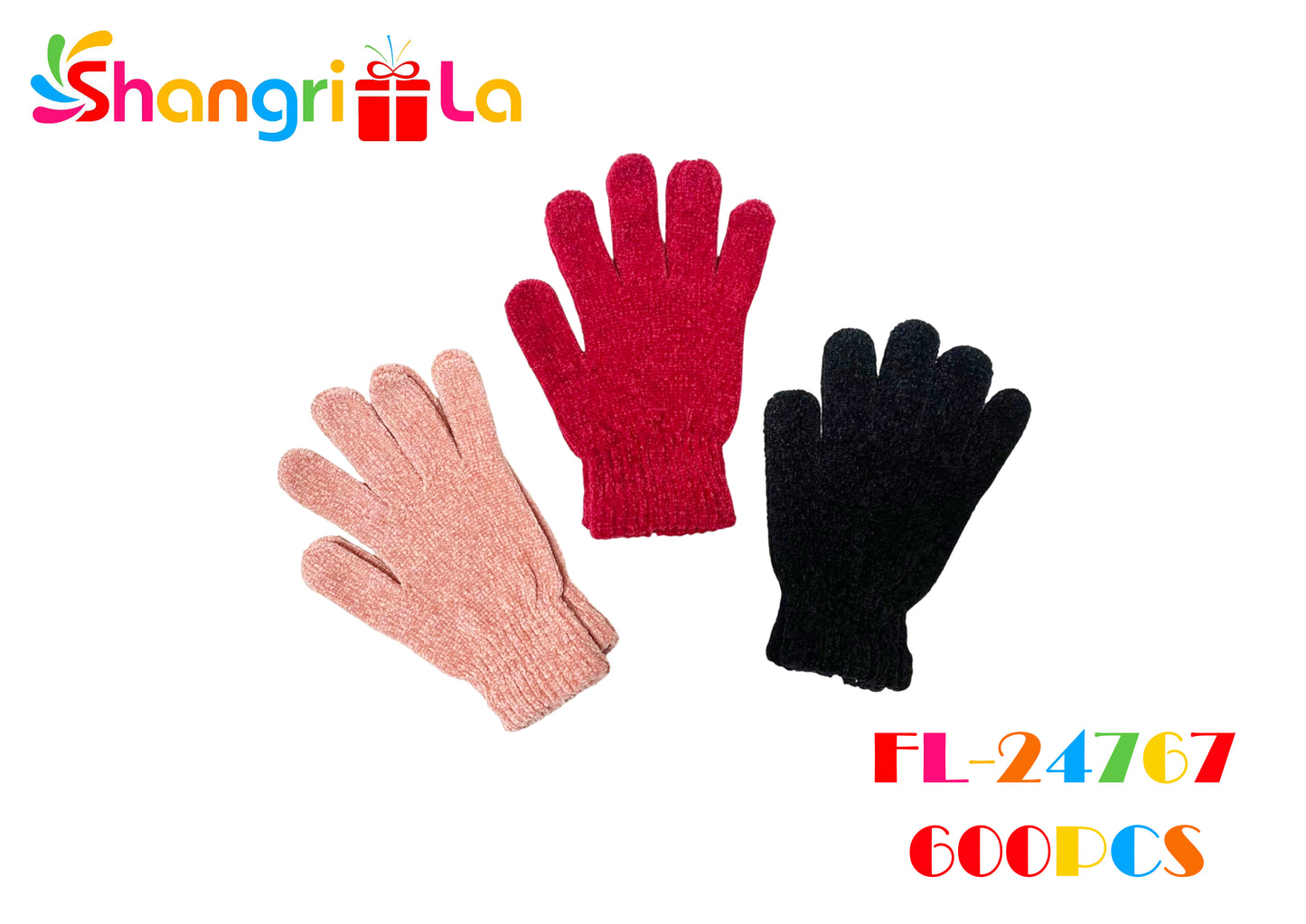 Unidad de guantes de dama 21*8cm