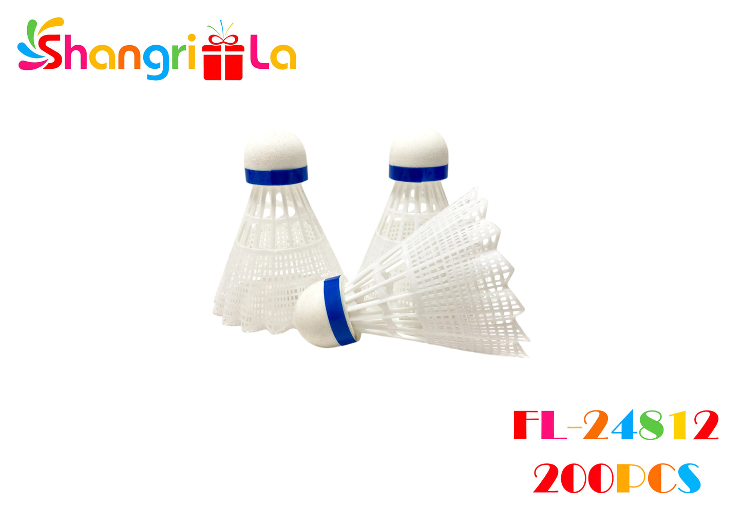 Set de 3 plumillas de bádminton 8cm