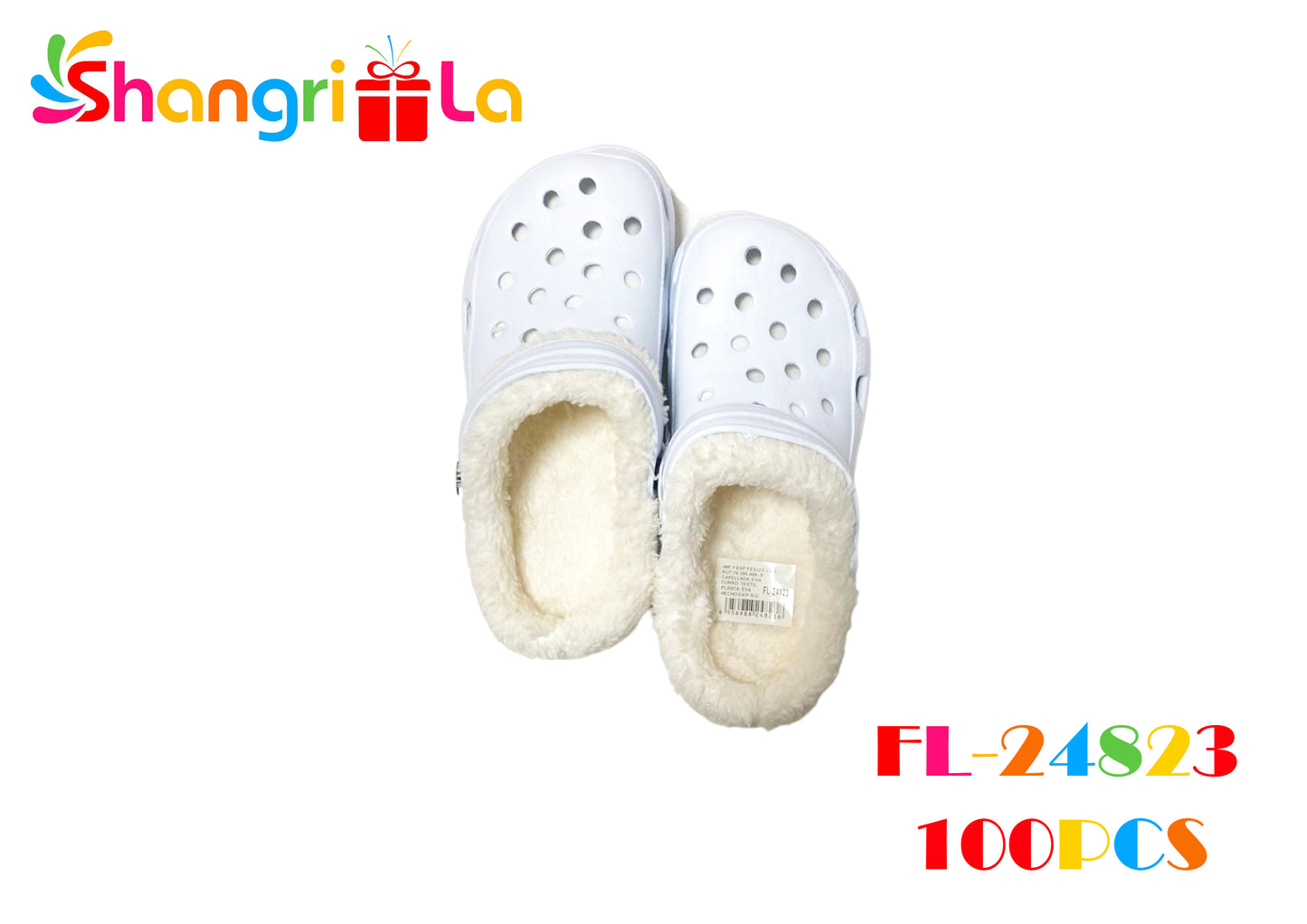 Pantuflas estilos crocs con chiporro 36-42