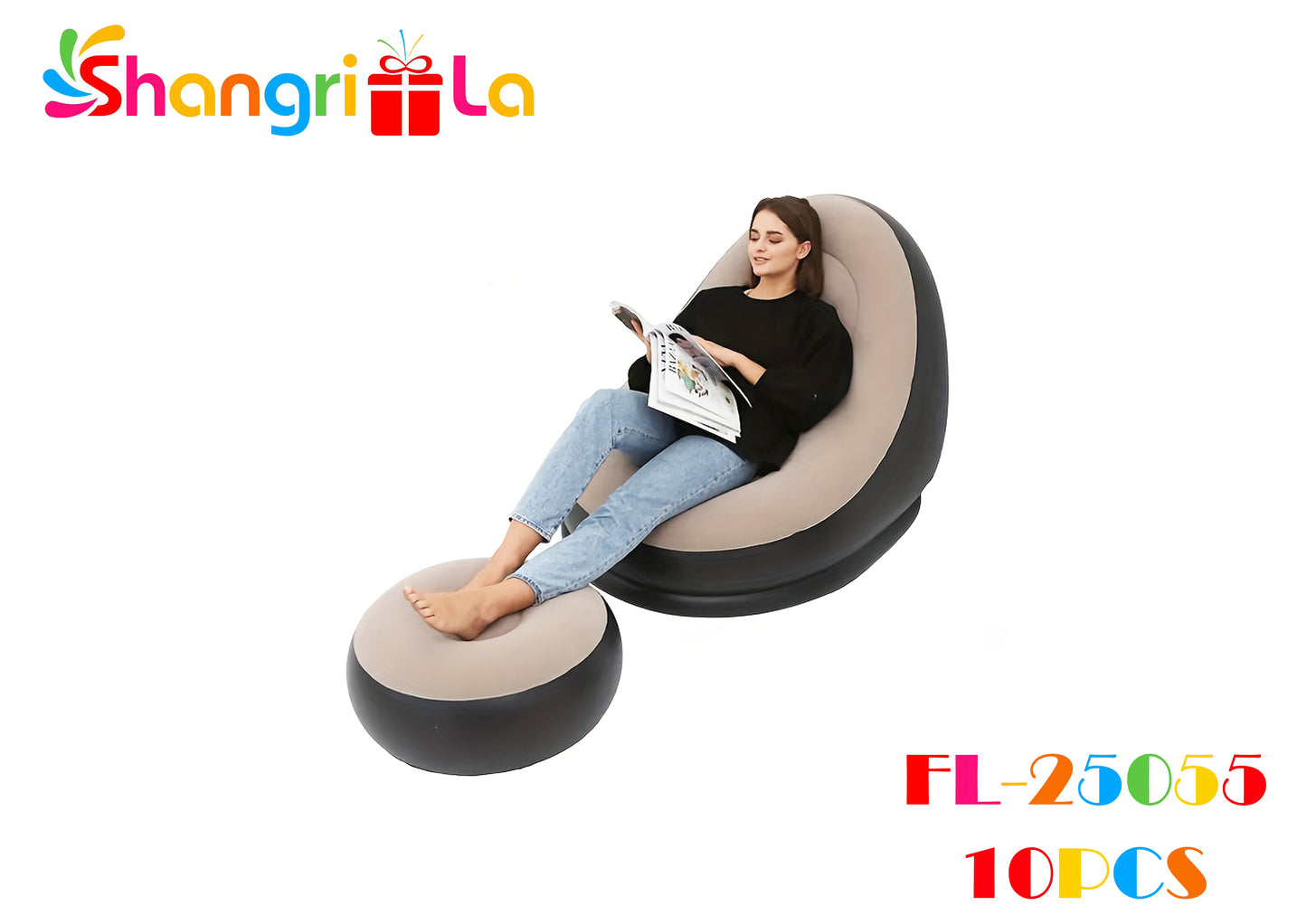 Sillon puff inflable 116*98*83cm