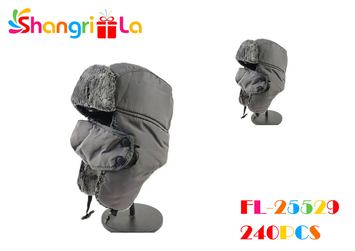 GORRO RUSO CON CUBREBOCAS