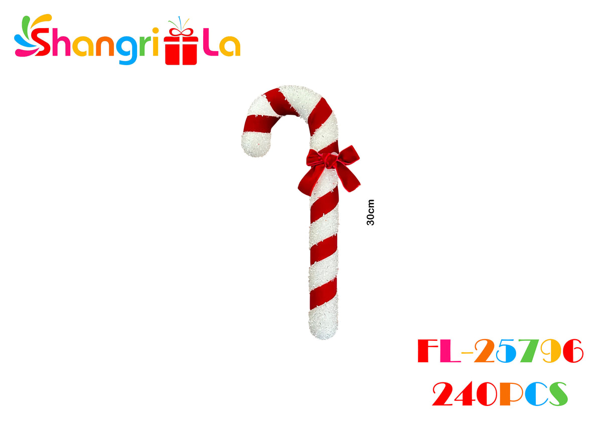 Bastón de dulce decorativo 30cm