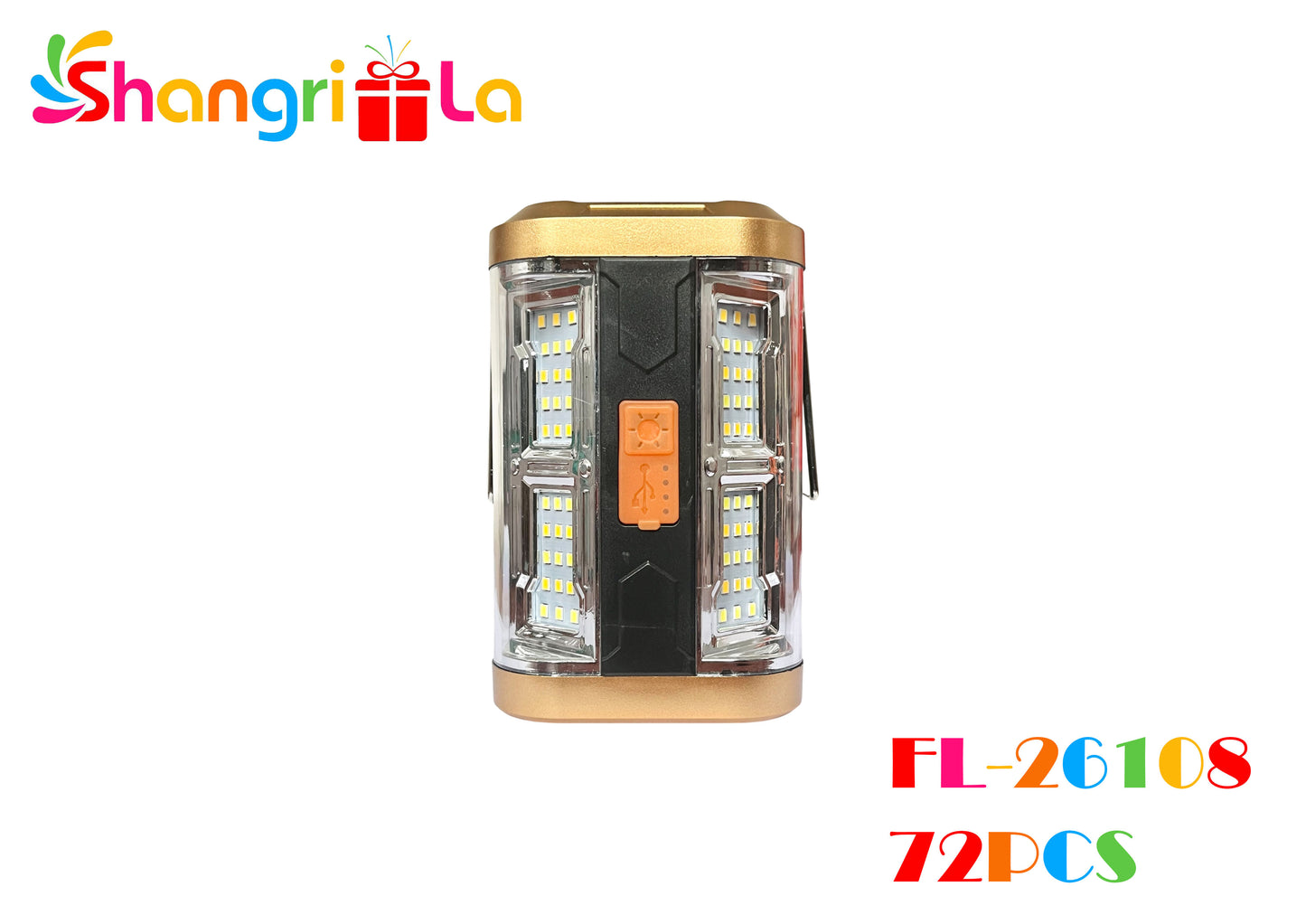 Foco solar de 4 caras pequeño (13cm)