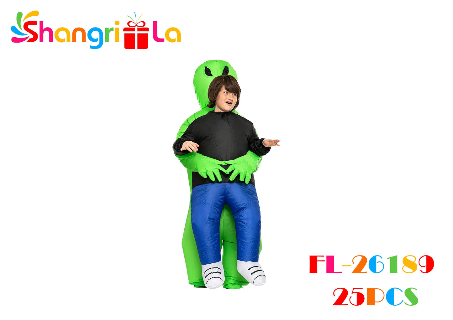 Disfraz inflable de extraterrestre para niños