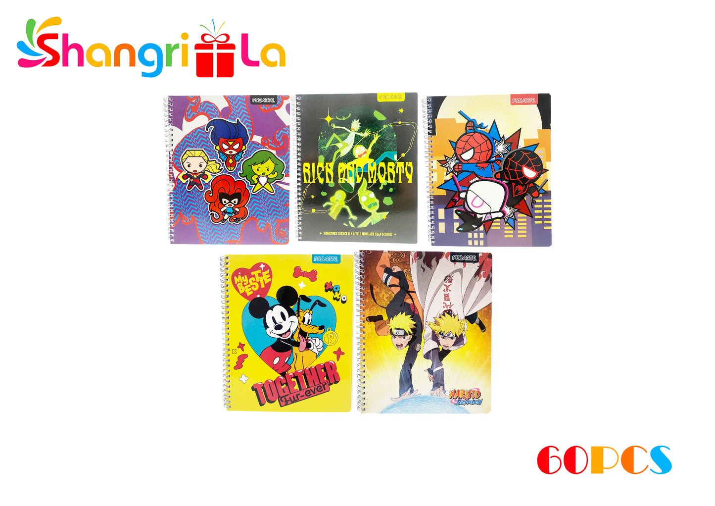 Pack de 10 cuadernos universitarios cuadriculado 7mm