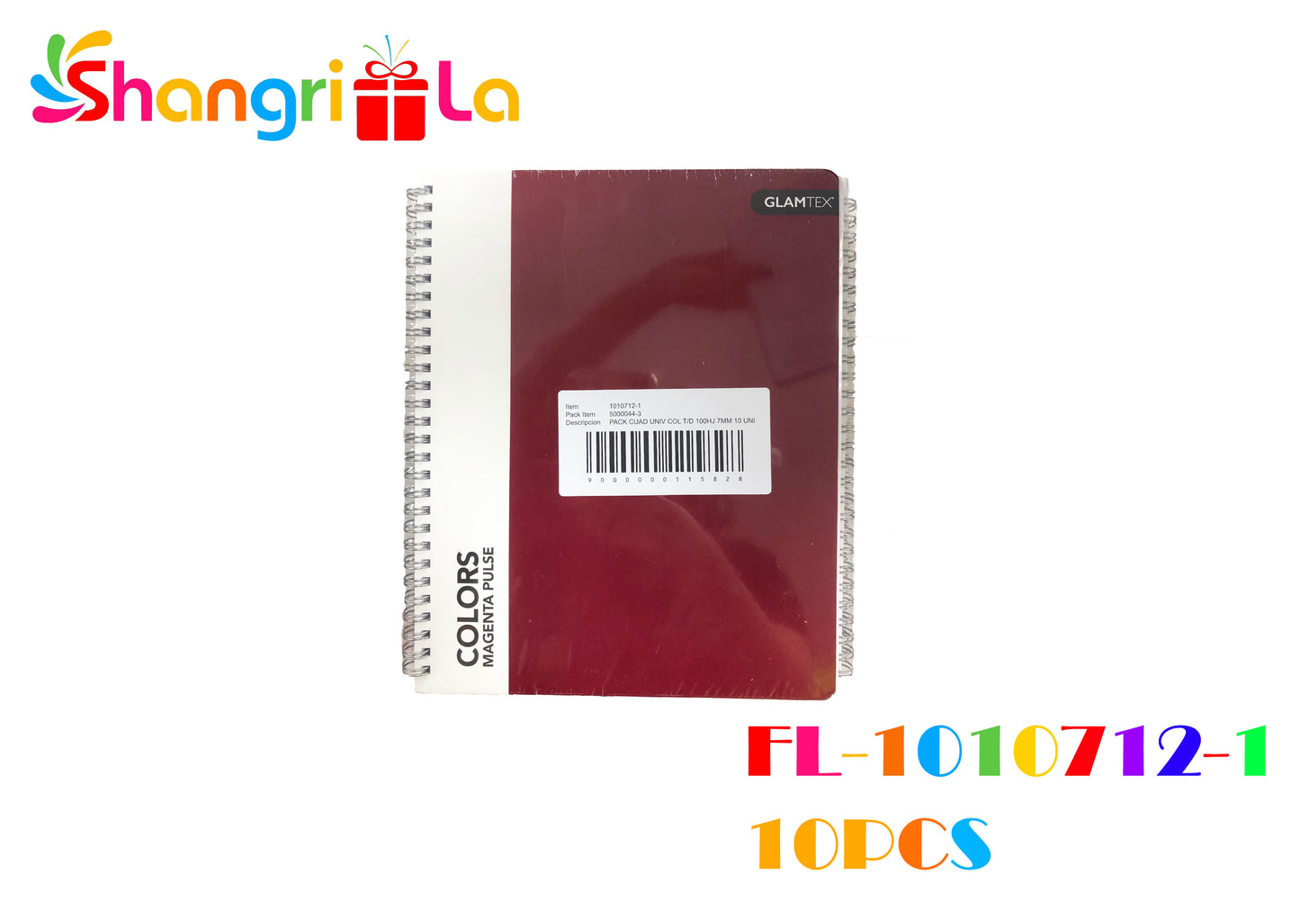 PACK CUADERNOS UNIV COL 10 UNIDADES