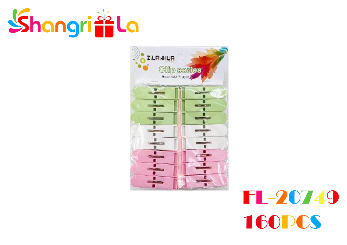 PINZAS PLASTICAS PARA ROPA 12 PCS