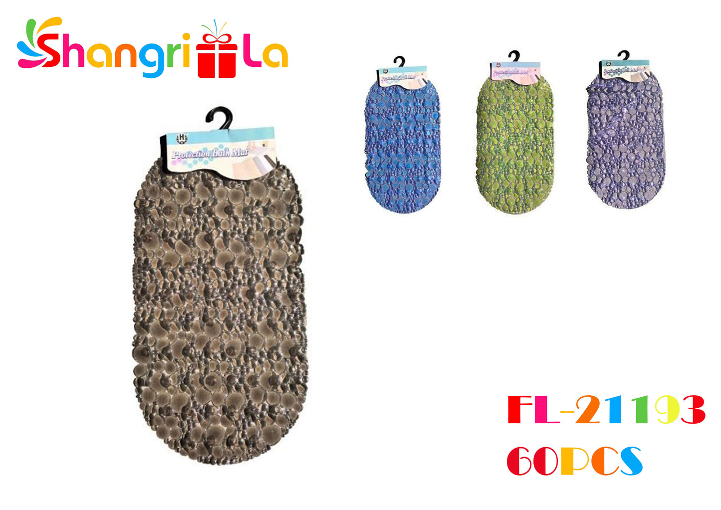 ALFOMBRA ANTIDESLIZANTE PARA DUCHA 64*34CM