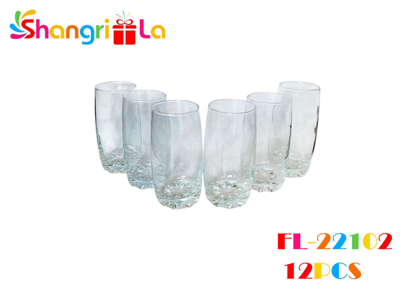 SET 6 VASOS DE VIDRIO