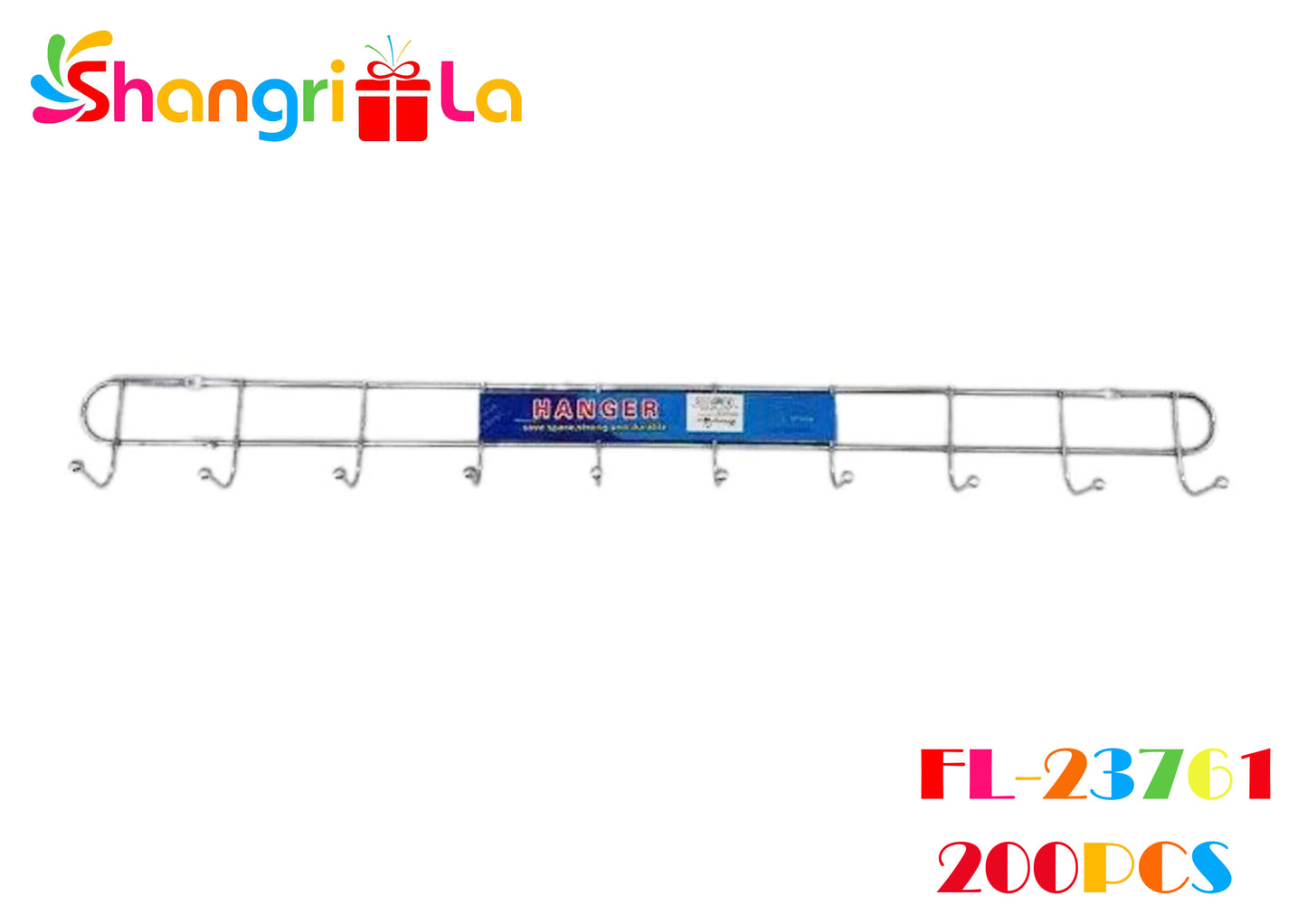 COLGADOR PERCHERO METÁLICO 60*6CM