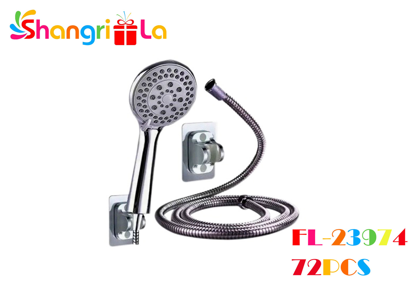 DUCHA CON MANGUERA 19CM