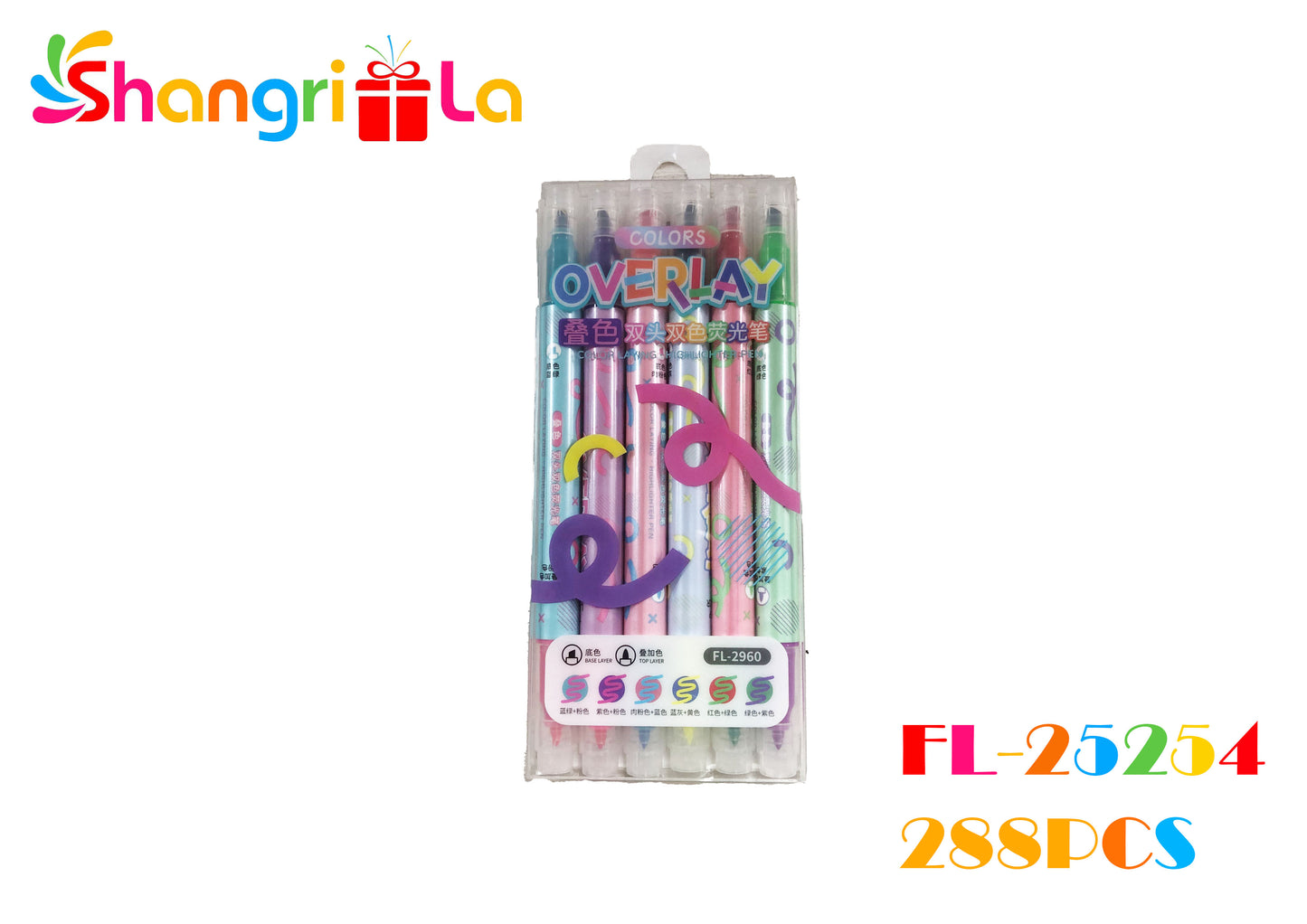 PLUMONES DE COLORES 6PCS