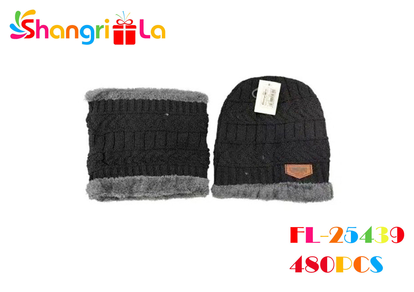 CONJUNTO DE GORRO Y CUELLO PARA HOMBRE