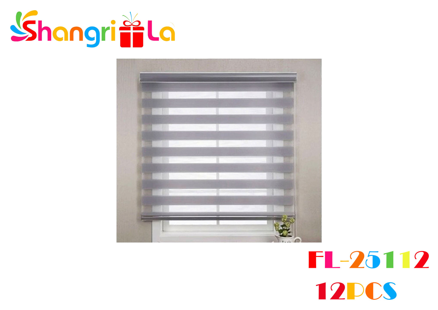 CORTINA ROLLER 80X180CM (GRIS)