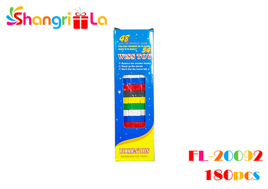 JENGA 18 CM DE COLORES