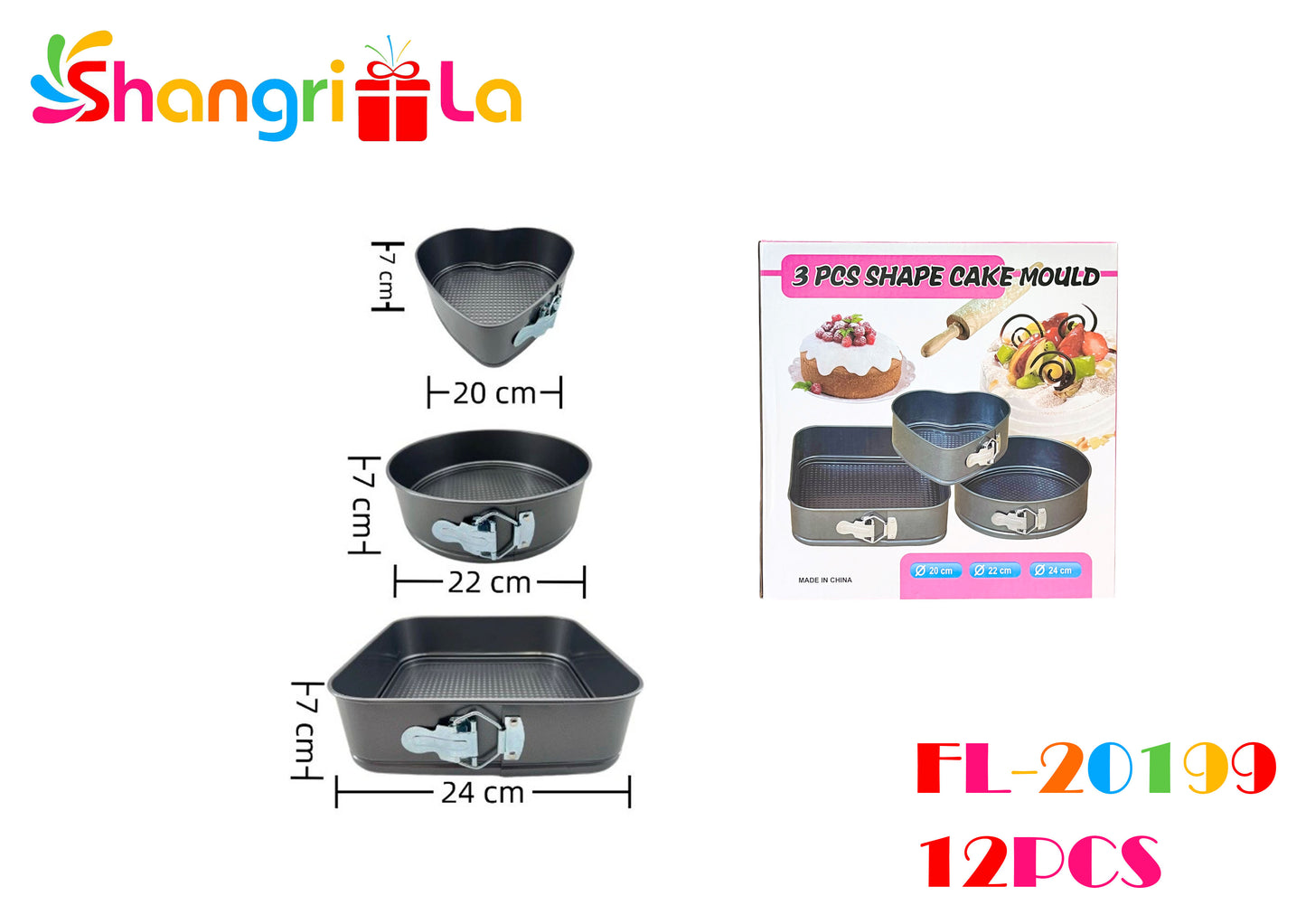 MOLDES DESMONTABLES 3 PCS