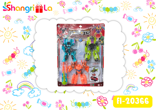 Set de 3 Transformers