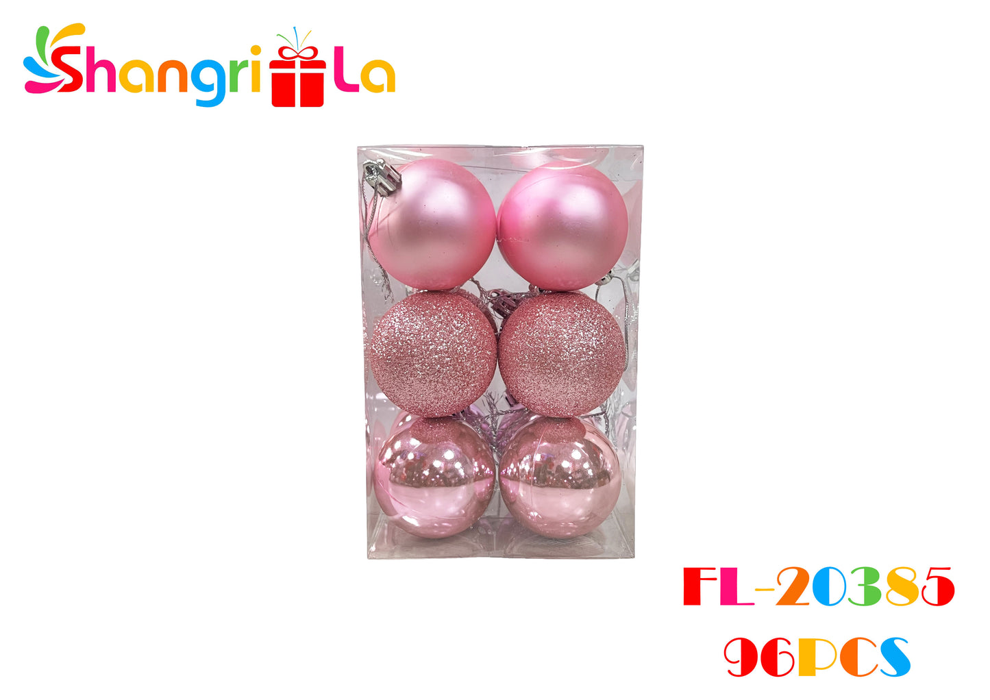PACK 12 ESFERAS NAVIDEÑAS 15.5CM DIAMETRO