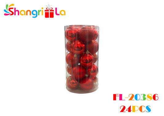 Esferas navideñas 6cm 12pcs