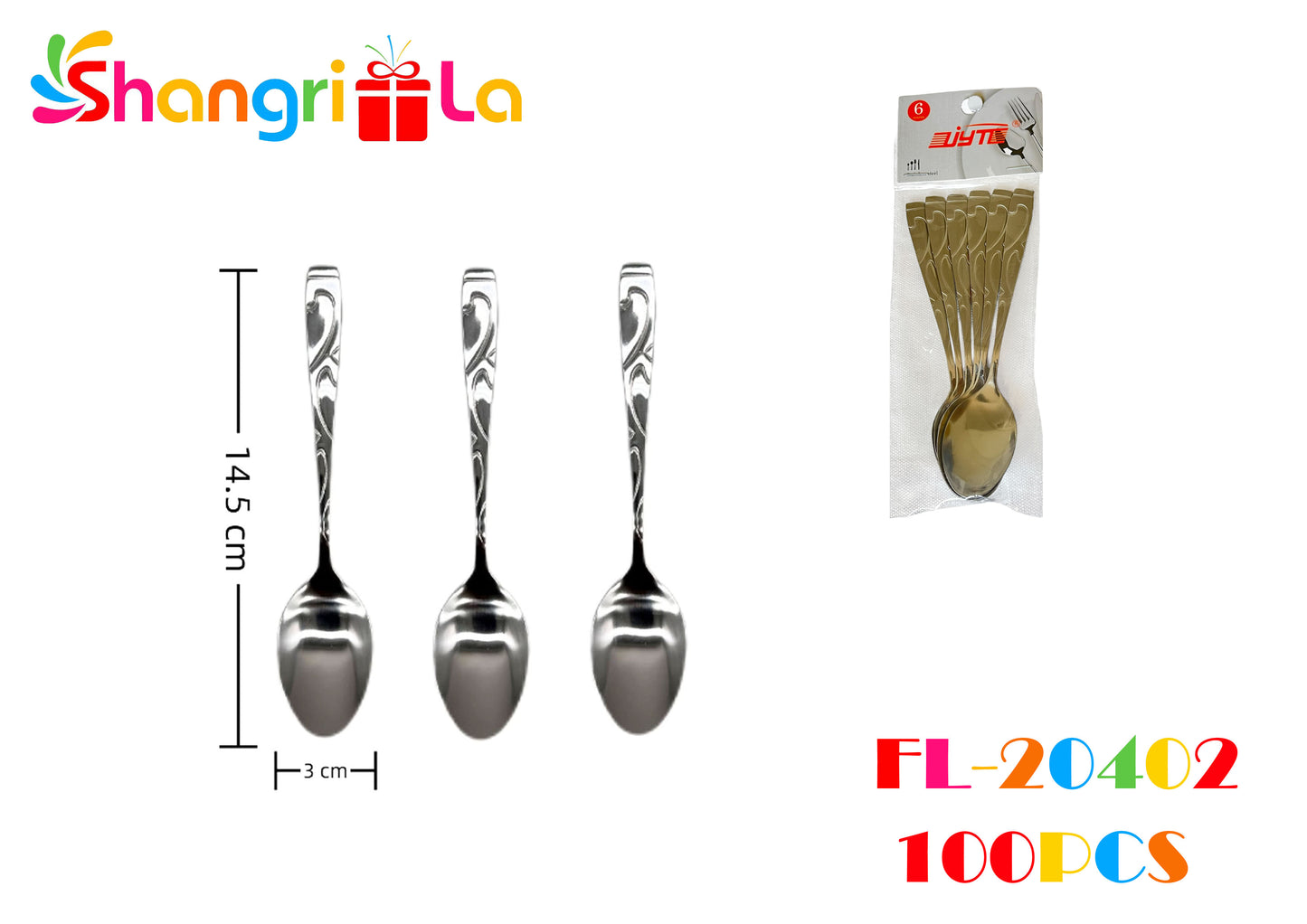 SET DE 6 CUCHARAS DE POSTRE
