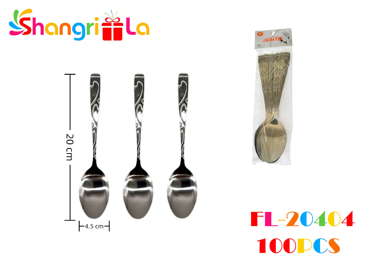SET 6 CUCHARAS SOPERAS