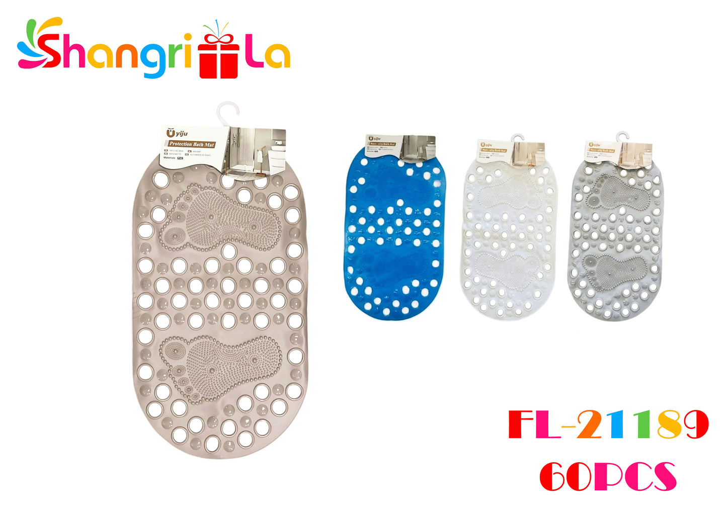 ALFOMBRA ANTIDESLIZANTE PARA DUCHA 37*67CM