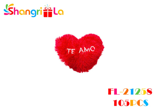 Cojin "TE AMO" de peluche 40*30cm