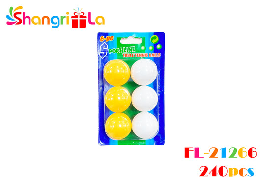 SET 6 PELOTAS PING PONG