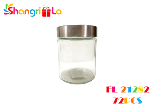 Tarro de vidrio 10.5* 26cm diámetro