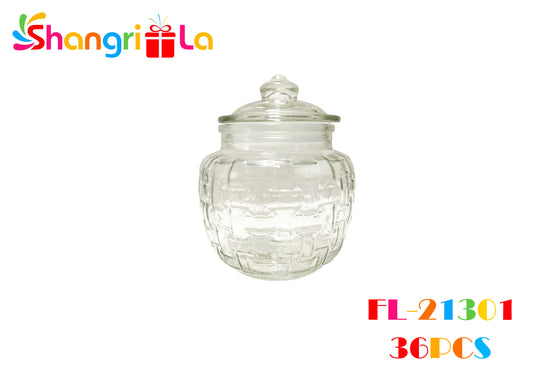 Frasco de vidrio 14cm * 37cm diametro