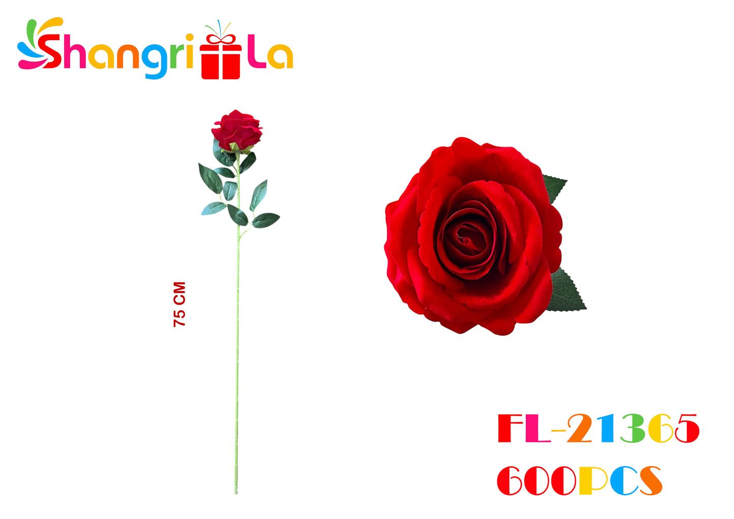 ROSA ARTIFICIAL 75CM