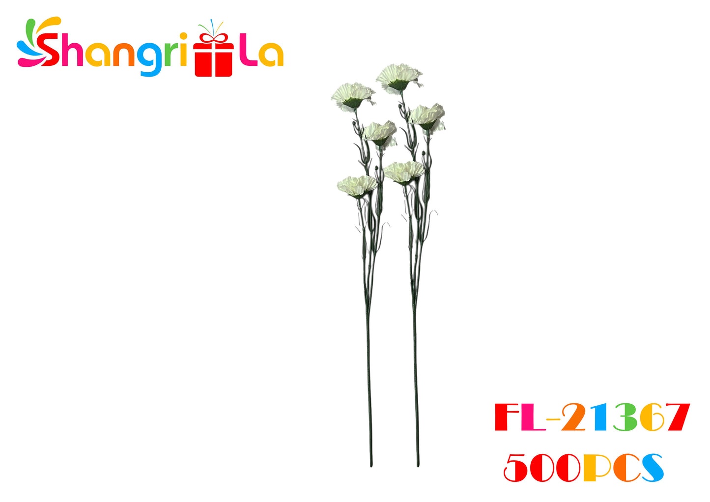 RAMOS DE CLAVELES ARTIFICIALES 66 CM