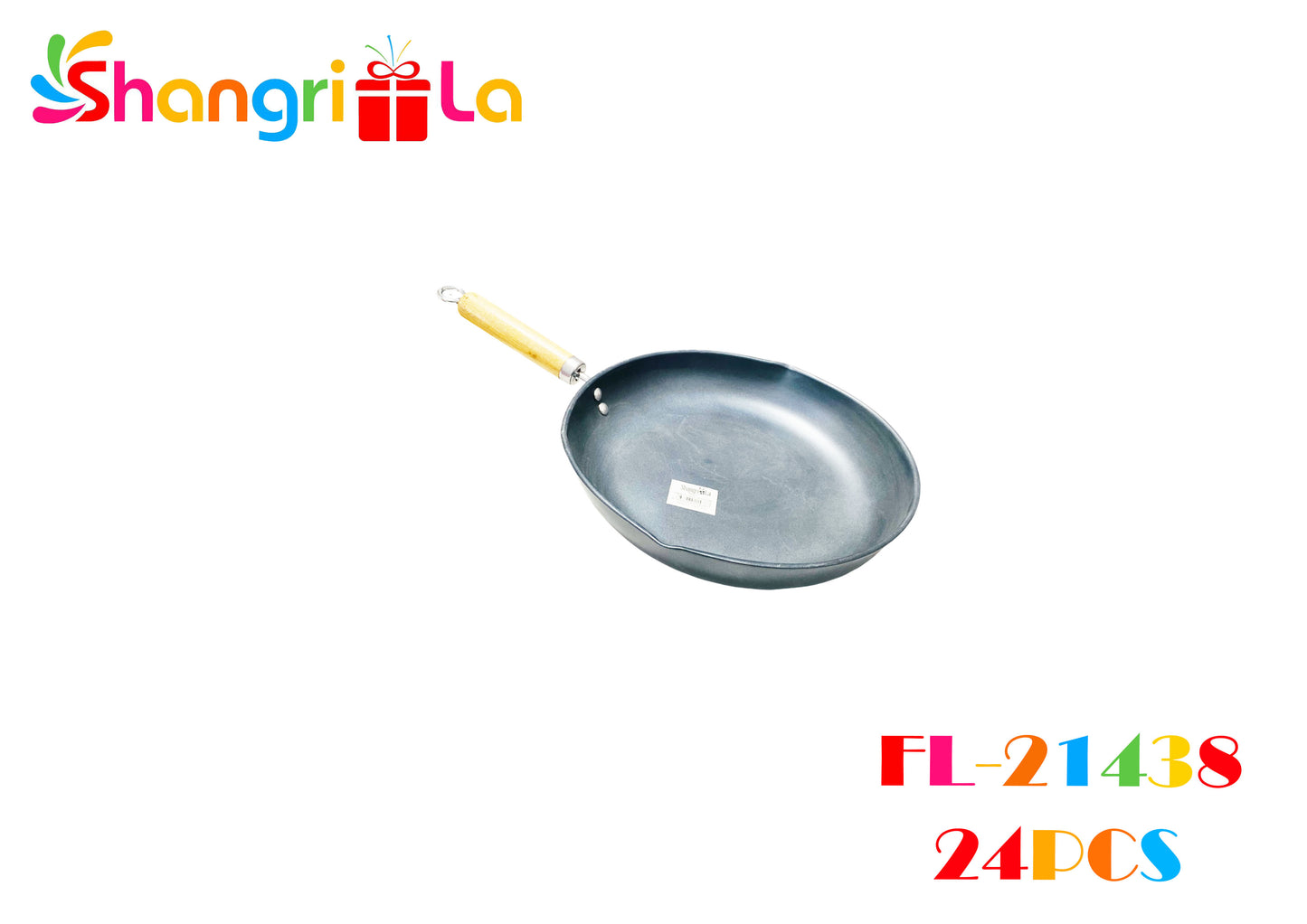 Sartén wok mango de madera