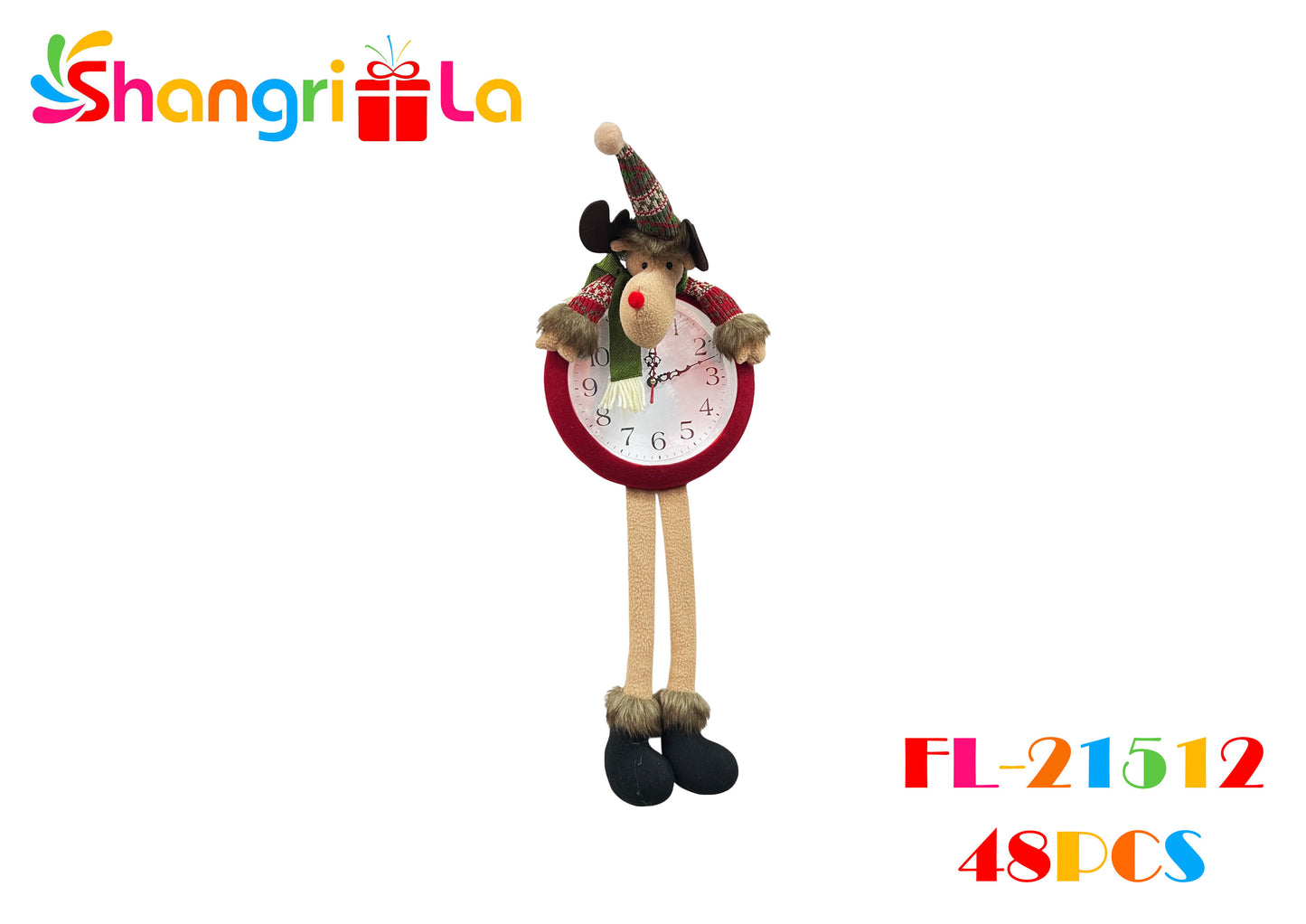 RELOJ DE PARED DE NAVIDAD
