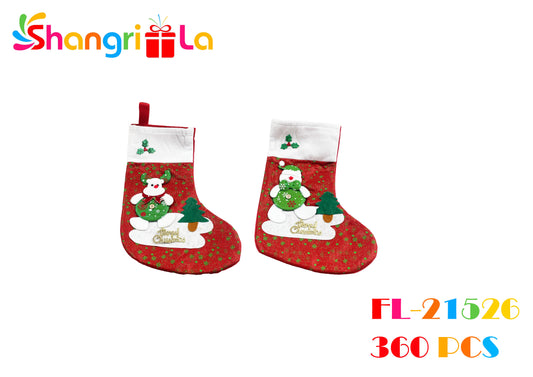 BOTAS DE NAVIDAD ROJAS