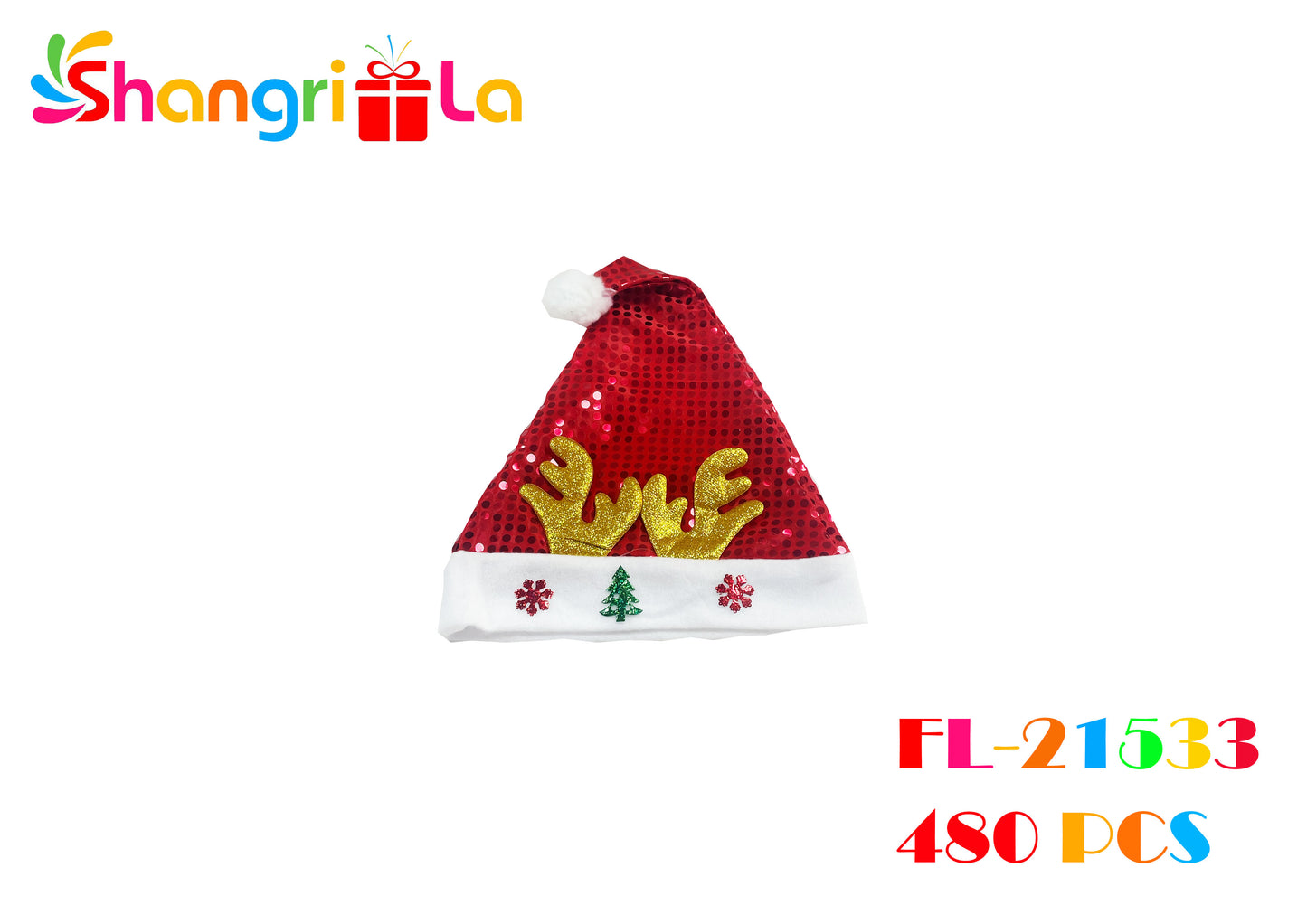 GORRO DE NAVIDAD BRILLANTES