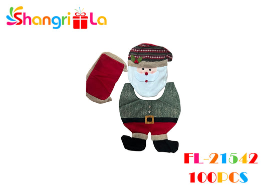 JUEGO DE INODORO NAVIDEÑO  3 PCS