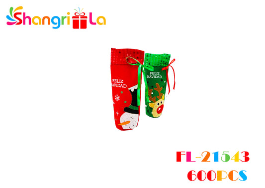 Fundas para botellas de navidad 30*12cm