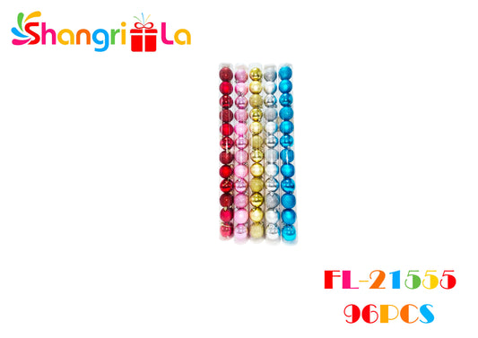 Pack de 12 bambalinas, esferas navideñas 16cm de diámetro